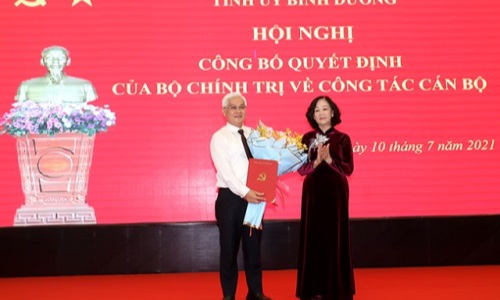 Đồng chí Nguyễn Văn Lợi được Bộ Chính trị phân công làm Bí thư Tỉnh ủy Bình Dương